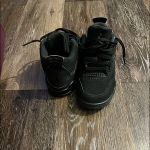 Air Jordan 4 (ps) Black cat. Size 12c